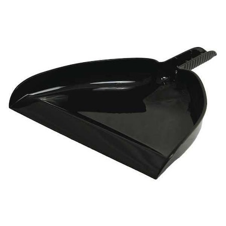 Libman Libman Dust Pan, 13" W x 2" deep, Polypropylene, Black 928