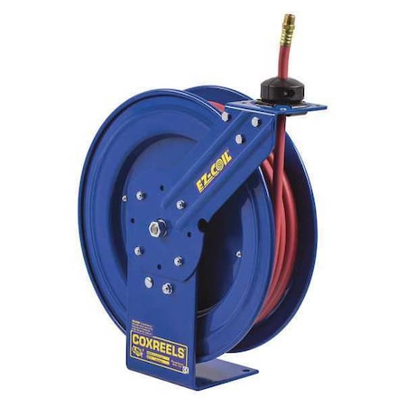 Coxreels Spring Rewind Hose Reel, 3/8" Hose Diameter, 35 ft. Length, 300 psi Max. Pressure EZ-P-LP-335