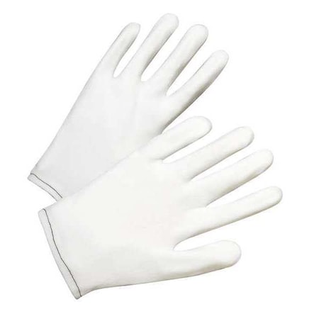 West Chester 905 White Medium Nylon Full Fingered Work & General Purpose Gloves - Wing Thumb - Uncoated - 7.75 in Length - 906/M [PRICE is per DOZEN]