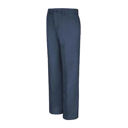 Red Kap Men's Mens Work Pant, 35, Navy, 65% Polyester/35% Cotton PT50NV 35 30