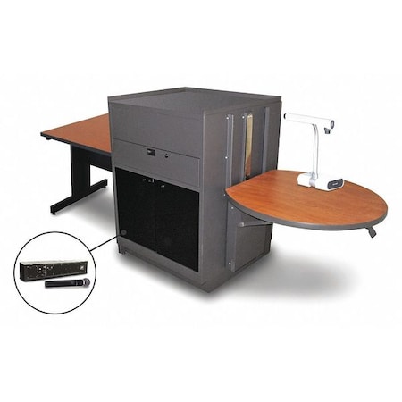 Marvel Vizion Rectangular Table, Media Center MVMTRA3630CHDT-H