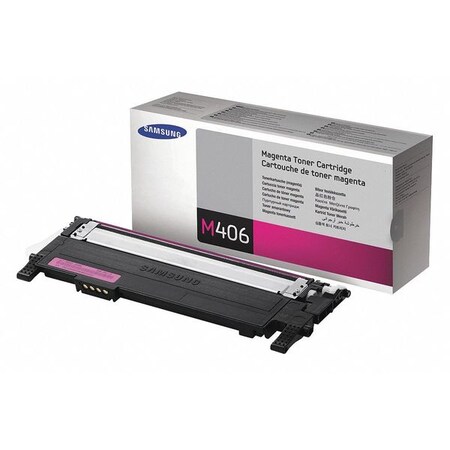 Samsung Toner, 1000 Page Yield, Magenta CLT-M406S