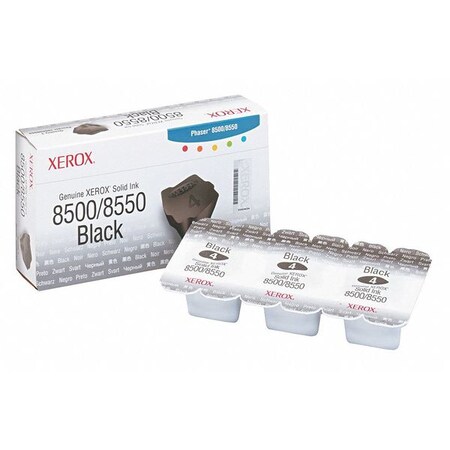 Xerox Solid Ink Stick, 1000Page-Yield, Black, PK3 108R00668
