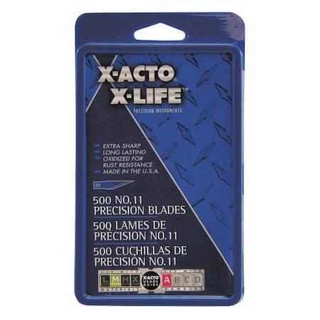 X-ACTO Bulk Pack Blade, X-Acto Knives, #11, PK500 X511