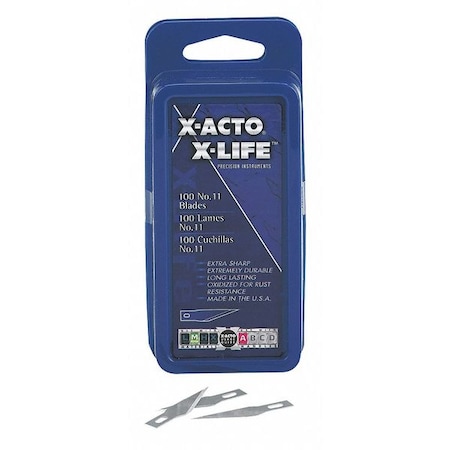 X-ACTO Bulk Pack Blade, X-Acto Knives, #11, PK100 X611