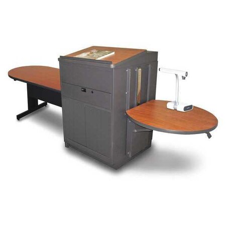 Marvel Vizion Media Center w/Peninsula Table, Lectern MVLTPM4830CHDT