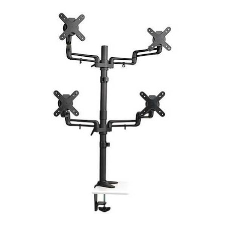 Tripp Lite Full-Motion Display Mount Quad, 13" to 27" Screen DDR1327SQFC