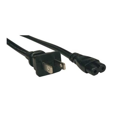 Tripp Lite Power Cord, 1-15P to C7, 10A, 18AWG, 6ft P012-006