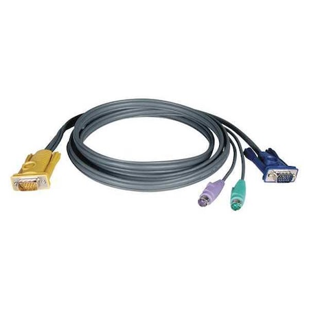 Tripp Lite PS/2 Cable Kit, KVM B020/2 Series, 15ft P774-015