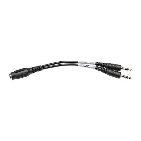 Tripp Lite Audio Cable, 3.5mm, 4 to 3 Position, 6" P318-06N-FMM