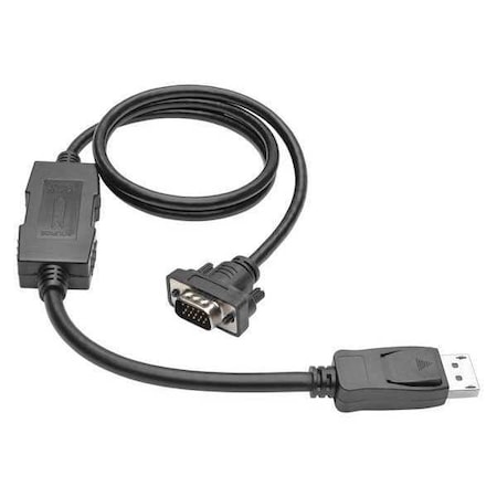 Tripp Lite DPort Cable, 1.2, VGA, Adapter, M/M, 3ft P581-003-VGA-V2