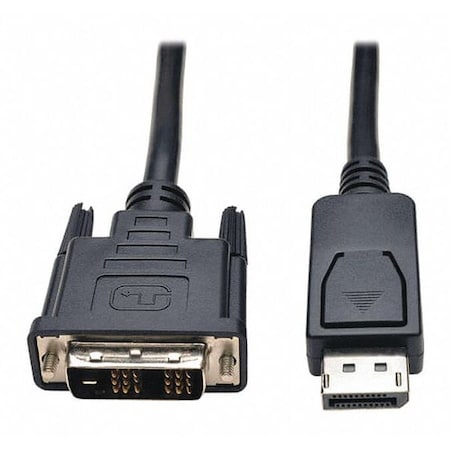 Tripp Lite DisplayPort Cable, DVI, Adapter, M/M, 10ft P581-010