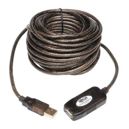 Tripp Lite USB 2.0 Cable, Active Repeater, M/F, 10m U026-10M
