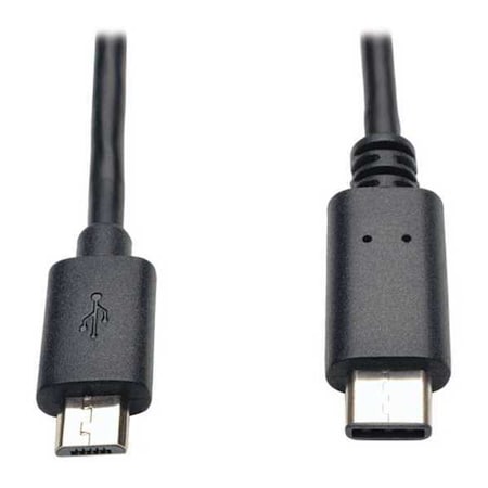Tripp Lite USB 2.0 Cable, Hi-Speed, Micro B-C, M/M, 6ft U040-006-MICRO