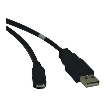 Tripp Lite USB 2.0 Cable, Hi-Speed A, MicroB, M/M, 10ft U050-010