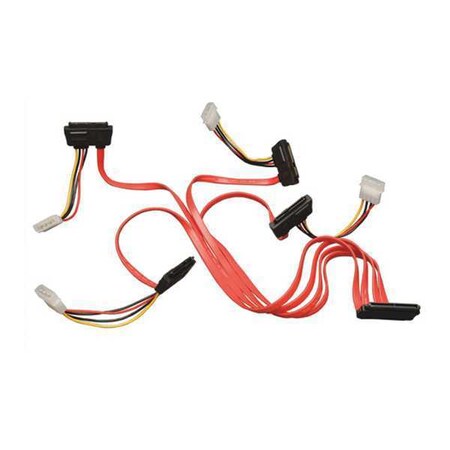 Tripp Lite Internal SAS Cable, SFF8484, 4SFF8482, 24" S501-24N