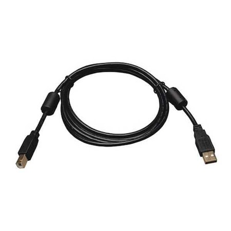 Tripp Lite USB 2.0 Cable, Hi-Speed A/B, Choke, M/M, 6ft U023-006