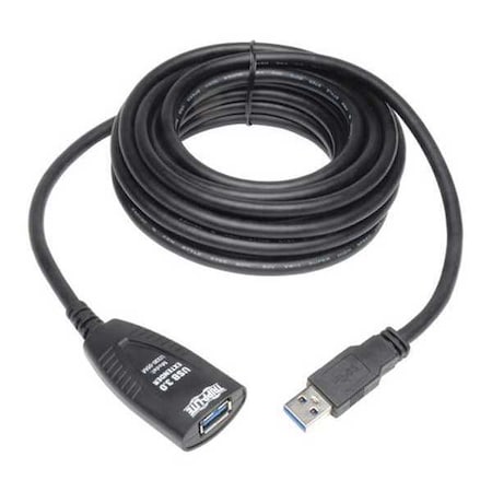 Tripp Lite USB Cable, SuperSpeed, Repeater, M/F, 5m U330-05M