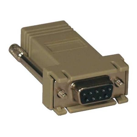 Tripp Lite Serial Adapter, Modular, Straight, DB9, RJ45 B090-A9F