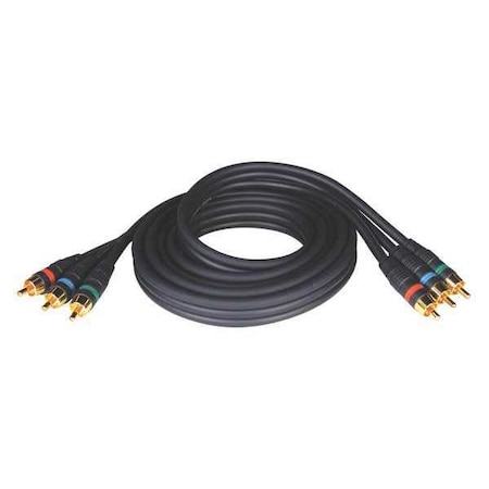 Tripp Lite Audio Cable, Composite Gold, 3xRCA, M/M, 6ft A008-006