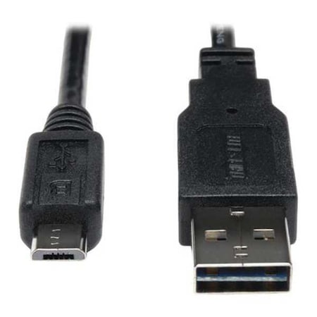 Tripp Lite USB Reversible 2.0 Cable, 5Pin, 10pc, 1ft UR050-001-24-10