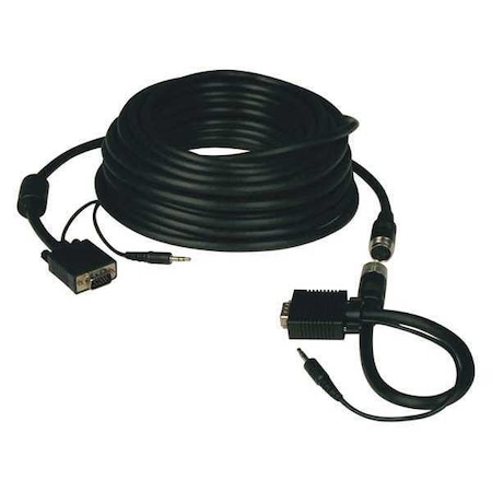 Tripp Lite Coax Cable, Audio, VGA, EZ Pull, RGB, 100ft P504-100-EZ
