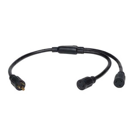 Tripp Lite Power Cord, HD, 2x L6-20P/R, 20A, 10AWG, 1ft P039-001-2