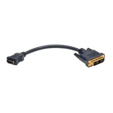 Tripp Lite HDMI to DVI Adapter, HDMI, DVI-D, F/M, 8" P130-08N