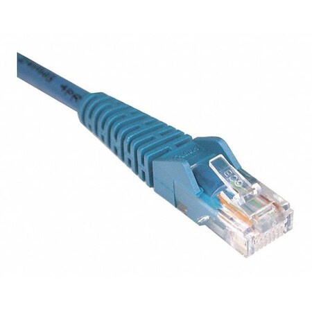 Tripp Lite Cat5e Cable, Snagless, Molded, Blue, 15ft N001-015-BL