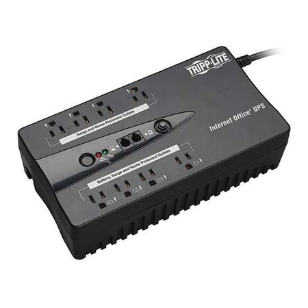 Tripp Lite UPS, 600VA, Standby, Desktop, USB, TAA INTERNET600TAA