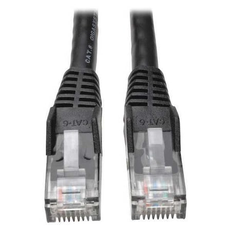 Tripp Lite Cat6 Gigabit Snagless Molded Patch Cable (RJ45 M/M) - Black, 14-ft.(N201-014-BK)