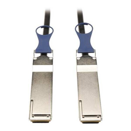 Tripp Lite QSFP+ Cable, 40Gb, Copper, Black, 0.5m N282-20N-BK
