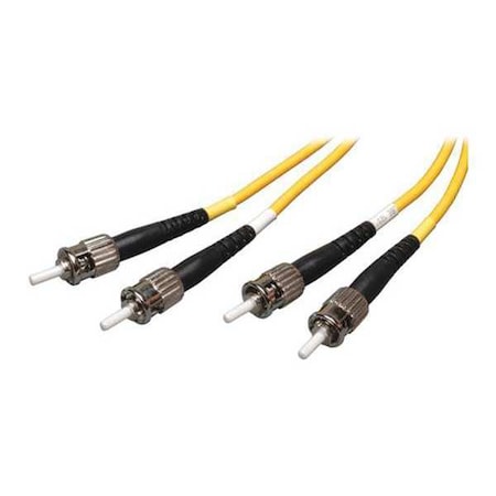 Tripp Lite Fiber Optic Cable, Dplx, SMF, 8.3, ST/ST, 1m N352-01M