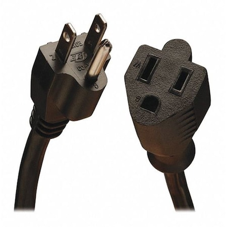 TRIPP LITE Power Cord, HD, 5-15P, 5-15R, 15A, 14AWG, 10ft P024-010