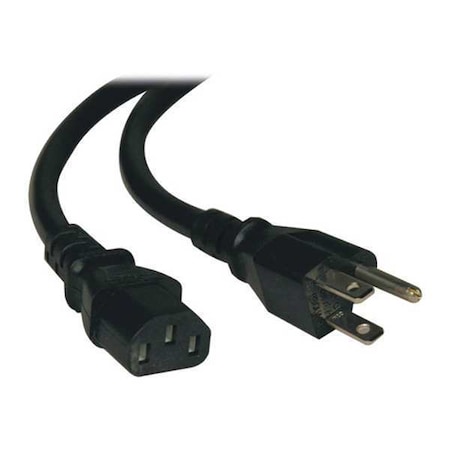 Tripp Lite Power Cord, HD, 5-15P, C13, 15A, 14AWG, 12ft P007-012
