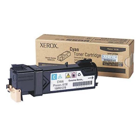 Xerox Toner Cartridge, 1900 Page, Cyan 106R01278