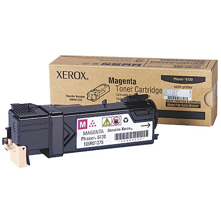 Xerox Toner Cartridge, 1900 Page, Magenta 106R01279