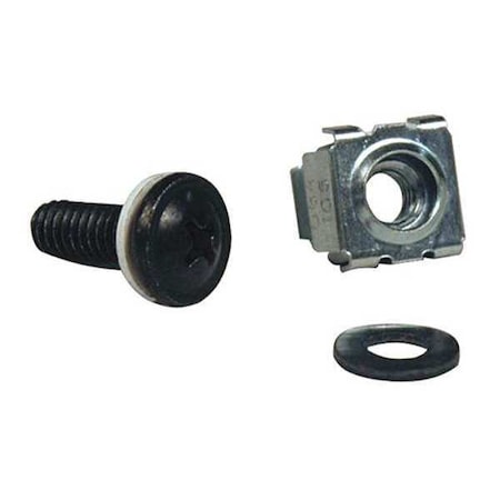 Tripp Lite Rack Square Hole, 50 M5 screws, washers SRCAGENUT5MM