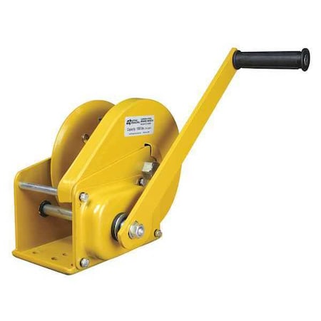 Oz Lifting Products Hand Winch, 1500 lb., Carbon Steel OZ1500BW