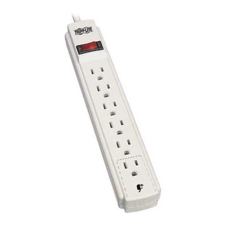 Tripp Lite Power Strip, 5-15R, 5-15P, 4.57m, Light Gray PS615