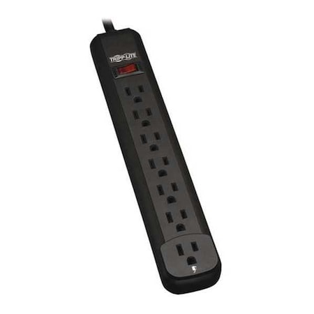 Tripp Lite Power Strip, 5-15R, 5-15P, 12 ft., Black PS712B