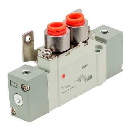 Smc Air Operated 5 Port Valve, 8mm Port SYA5220-N7T-F2