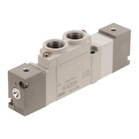 Smc Air Operated 5 Port Valve, 10mm Port SYA7420-02T