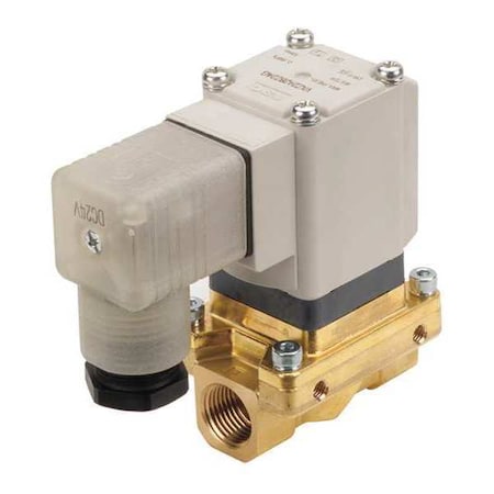 Smc Solenoid Valve, 2 Port for Air, 3/8" port VXZ2A2BZ2AG