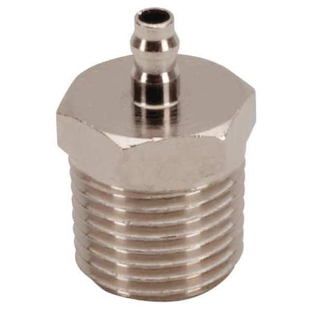 Smc Miniature Fitting, 4 x 2-1/2mm Tubing M-01AN-4
