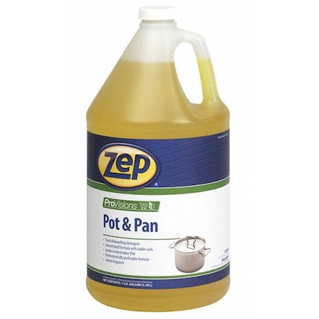 Zep Pots/Pans Cleaner, Hand Wash, 1 gal., PK4 262024