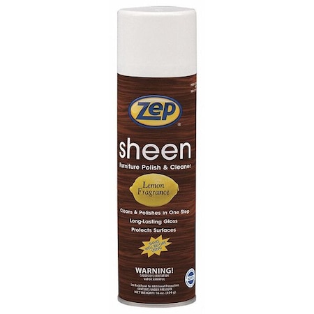 Zep Sheen, Furniture Clnr-Polish, 20n16, PK12 021601