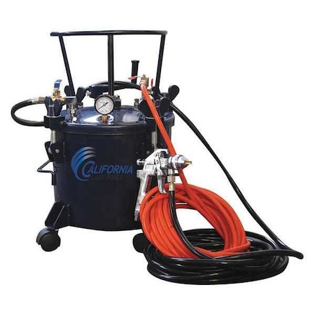 CALIFORNIA AIR TOOLS Pressure Pot w/Gun and Hose Kit, 5 gal. CAT-365