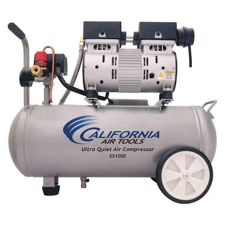 California Air Tools Air Compressor, Ultra Quiet, 1.0 HP 5510SE
