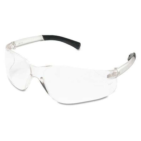 Mcr Safety BearKat (BK1), Safety Glasses, Duramass Hard Coat, Polycarbonate Lens, Clear Frame, Frameless BK110